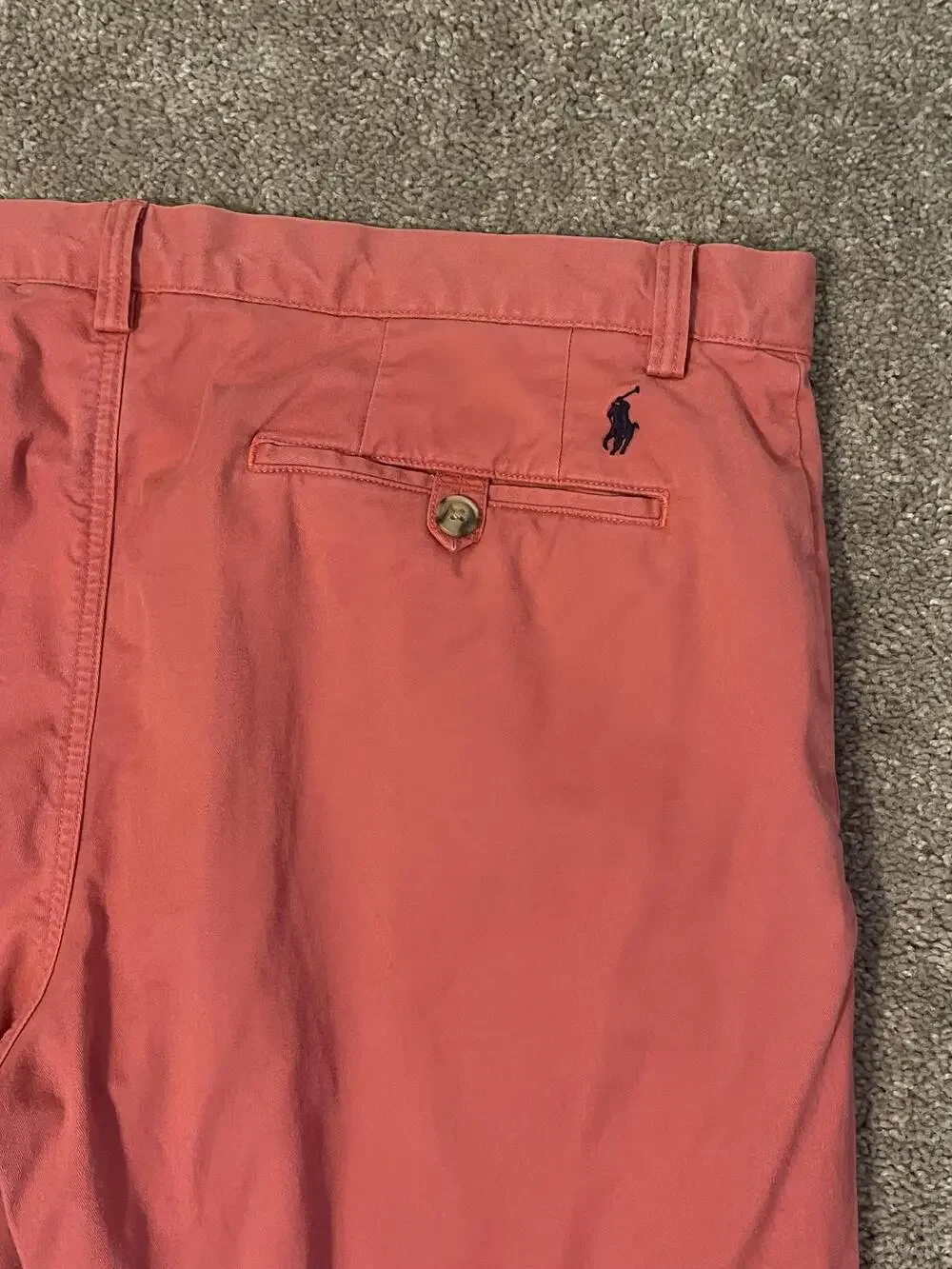 Polo Ralph Lauren Pants Mens 34x30 Pink Polo Chino Stretch Straight Leg Casual